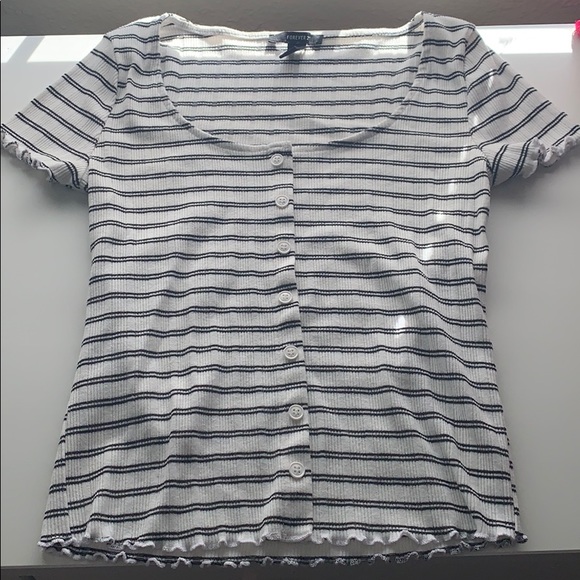 Forever 21 Tops - SOLD Forever 21 Black and white striped top